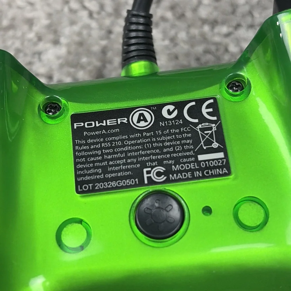 Power A Mini Pro EX Controller for Xbox Green Wired Model 010027